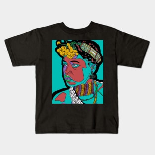 Colorful African boy portrait Kids T-Shirt